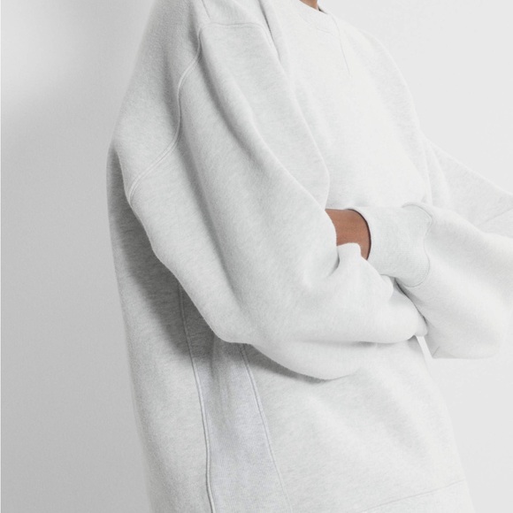 ARITZIA TNA Cozy Sweatfleece Boyfriend Crew Sweatshirt - Small - Picture 2 of 7